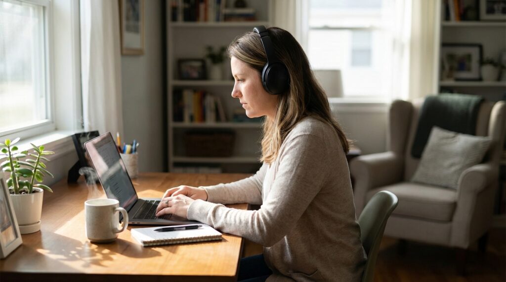 se concentrer télétravail - Image de couverture