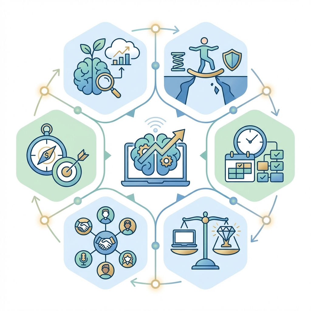 Infographie mindset freelance