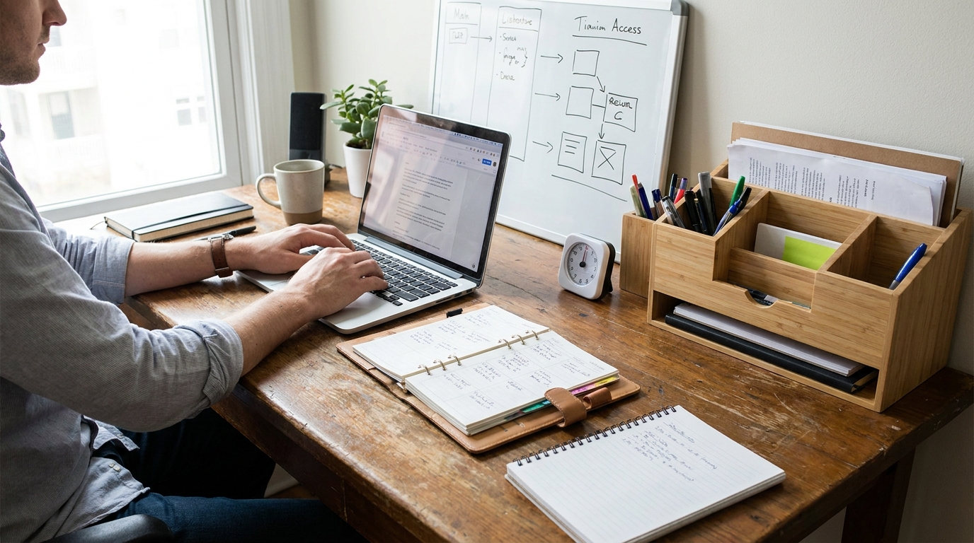 organisation et productivité freelance en situation réelle